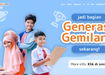 Desain Website Sekolah Yaumi